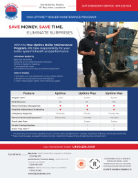 Max Uptime Boiler Maintenance Program Brochure